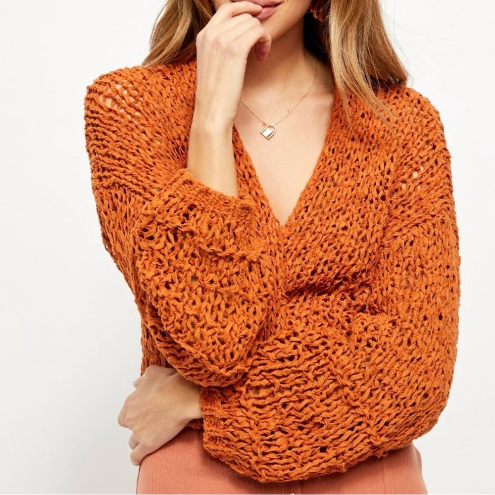 Free People Daiquiri Open-Front Cardigan